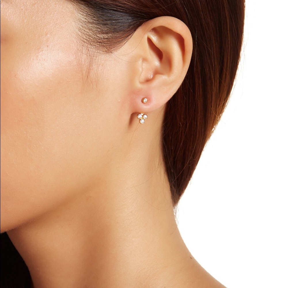 Lucia ear jacket earrings NWT